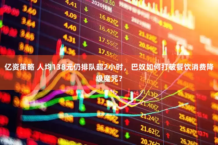 亿资策略 人均138元仍排队超2小时，巴奴如何打破餐饮消费降级魔咒？